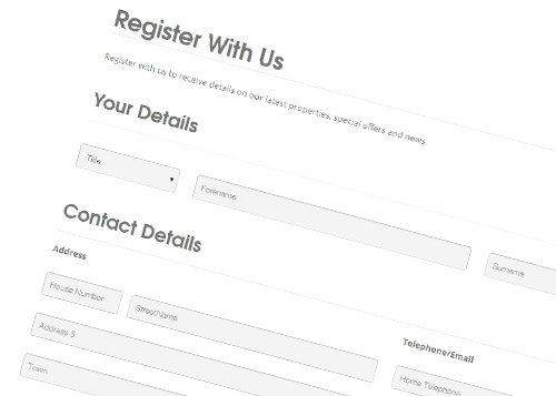Register with us screenshot